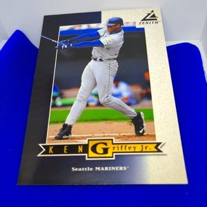 1998 5" x 7" Ken Griffey Jr. LARGE CARD Pinnacle Zenith - #Z40 Seattle Mariners